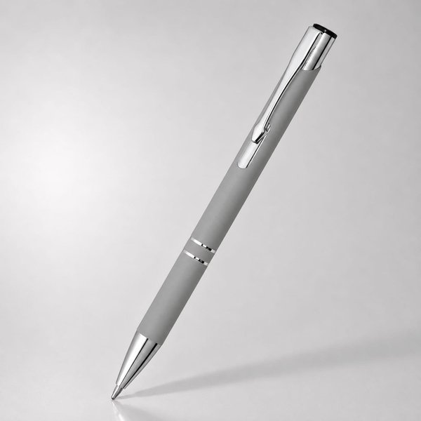 Ручка металлическая шариковая «C1» soft-touch - Ручка металлическая шариковая «C1» soft-touch