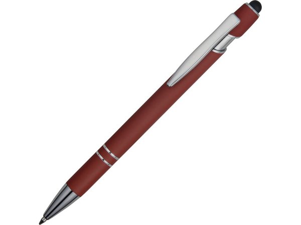 Ручка-стилус металлическая шариковая «Sway» soft-touch - Ручка-стилус металлическая шариковая «Sway» soft-touch