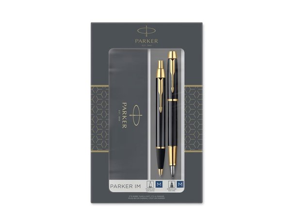 Набор Parker «IM Core Black GT»: ручка шариковая, ручка перьевая - Набор Parker «IM Core Black GT»: ручка шариковая, ручка перьевая