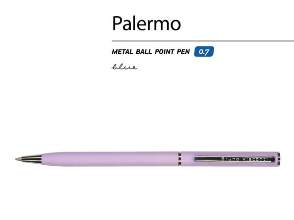 Ручка металлическая шариковая «Palermo», софт-тач - Ручка металлическая шариковая «Palermo», софт-тач