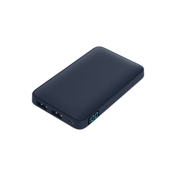 Внешний аккумулятор с подсветкой Анкор (Ancor) 5000 mAh, синий