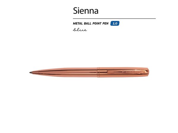 Ручка металлическая шариковая «Sienna» - Ручка металлическая шариковая «Sienna»