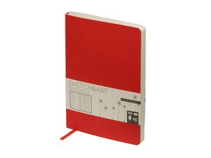 скетчбук а5 «sketch & art» 100 г/м2, soft-touch