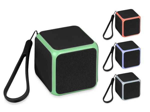 Портативная колонка «Cube» с подсветкой - Портативная колонка «Cube» с подсветкой