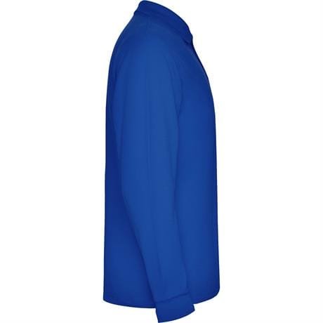 Футболка поло ESTRELLA L/S мужская - Футболка поло ESTRELLA L/S мужская, КОРОЛЕВСКИЙ СИНИЙ S