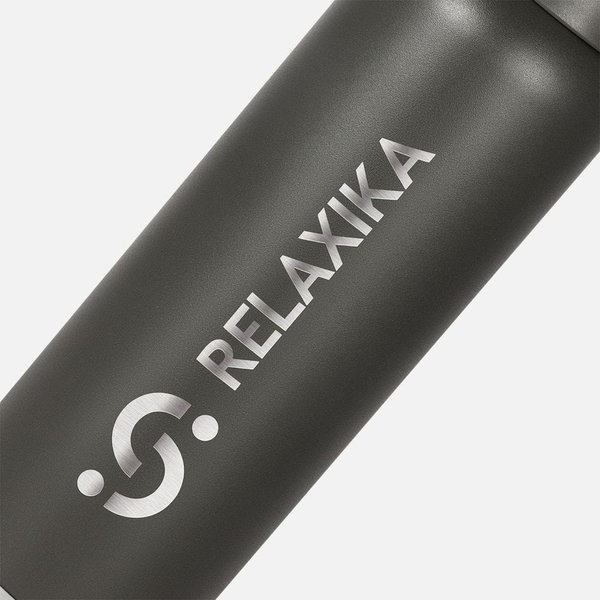 Термос Relaxika 1000 со стикерпаком, хаки