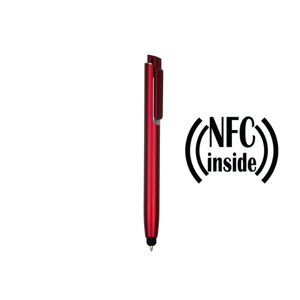 Шариковая ручка с NFC-чипом и стилусом - Шариковая ручка с NFC-чипом и стилусом