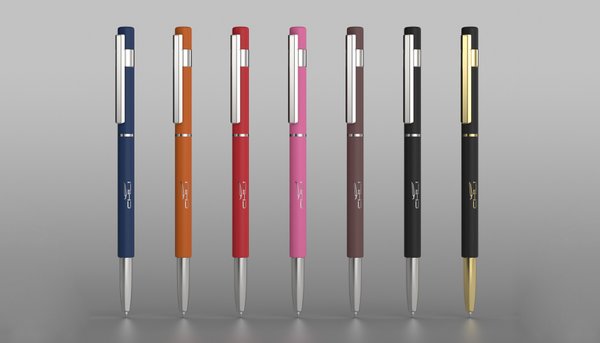 Ручка шариковая "Star", покрытие soft touch - Ручка шариковая "Star", покрытие soft touch черный с золотом