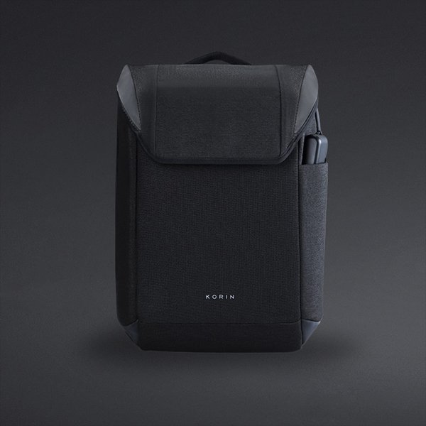 Рюкзак KORIN ClickPack X 45х32х15,5 см, с клапаном, черный - Рюкзак KORIN ClickPack X 45х32х15,5 см, с клапаном, черный
