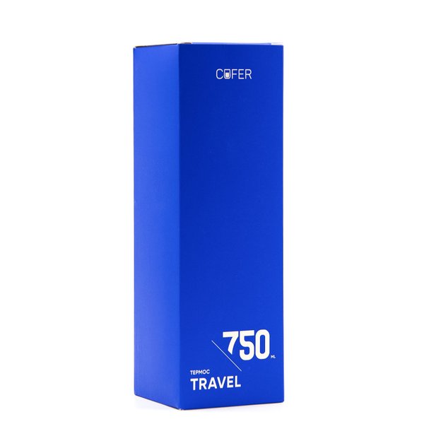 Термос Travel софт-тач 750мл - Термос Travel софт-тач 750мл (синий)