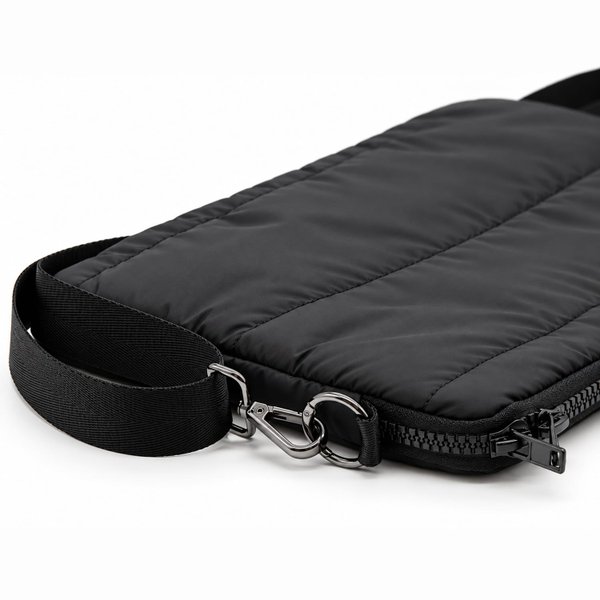 Сумка для ноутбука Superbag Bubble, стёганая, на молнии, с регулируемой лямкой - Сумка для ноутбука Superbag Bubble, стёганая, на молнии, с регулируемой лямкой (черный)