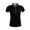 Рубашка поло женская RODI LADY, черный, L, 100% хлопок,180 г/м2