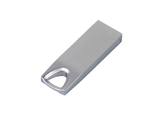 USB 2.0-флешка на 128 Гб с мини чипом и отверстием для цепочки - USB 2.0-флешка на 128 Гб с мини чипом и отверстием для цепочки