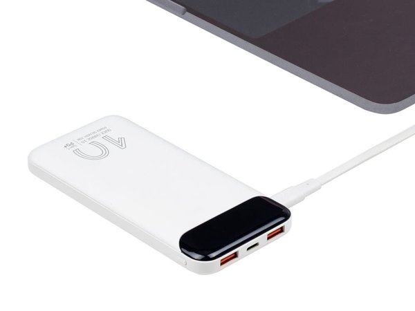 Внешний аккумулятор с дисплеем, 10000 mAh - Внешний аккумулятор с дисплеем, 10000 mAh