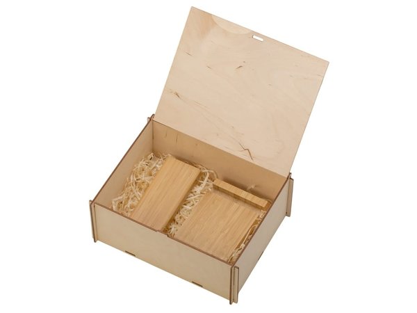 Подарочный набор с БЗУ и внешним аккумулятором «Bamboo Set» - Подарочный набор с БЗУ и внешним аккумулятором «Bamboo Set»