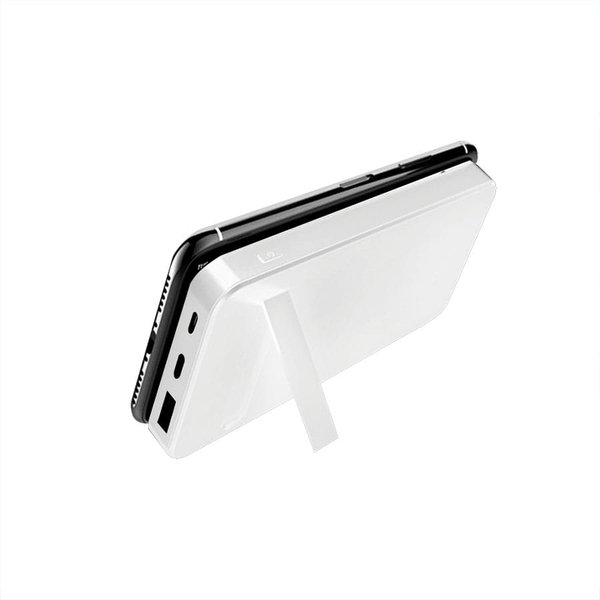 Внешний аккумулятор gPro QI, с беспроводной зарядкой 10000 mAh - Внешний аккумулятор gPro QI, с беспроводной зарядкой 10000 mAh, белый
