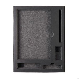 коробка "tower", сливбокс, размер 20*29*4.5 см, картон черный,300 гр. ложемент изолон