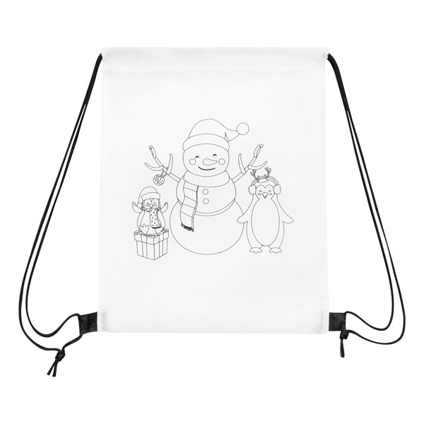 Сумка-мешок для раскрашивания COLOURFUL SANTA - Сумка-мешок для раскрашивания COLOURFUL SANTA