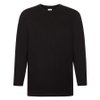 Футболка "Super Premium Long Sleeve", черный, S, 100% х/б, 205 г/м2