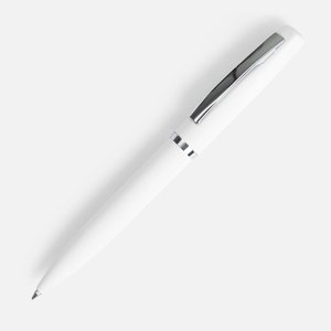 ручка шариковая bolt soft touch, белая