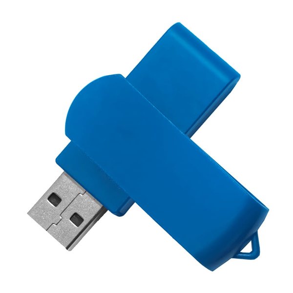 USB flash-карта SWING (16Гб) - USB flash-карта SWING (16Гб), синий, 6,0х1,8х1,1 см, пластик