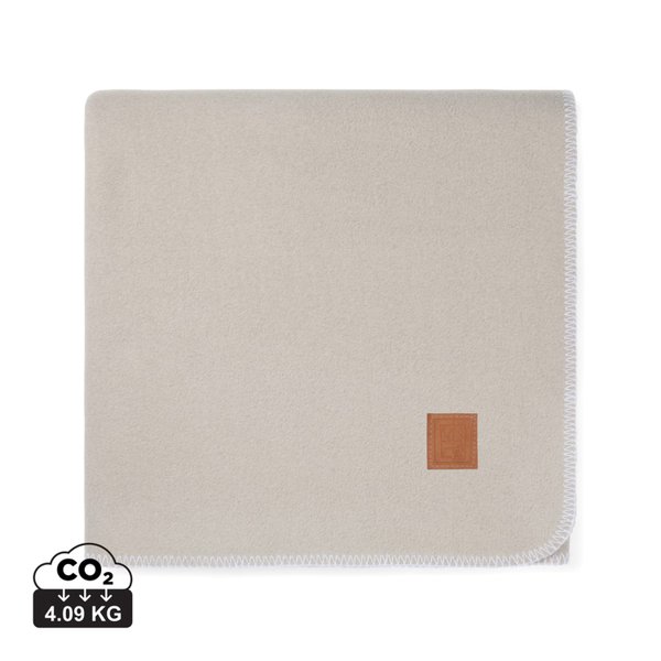 Плед VINGA Moulton из rPET GRS, 320 г/м², 130х170 см - Плед VINGA Moulton из rPET GRS, 320 г/м², 130х170 см