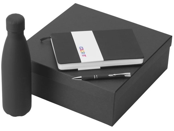 Подарочный набор «Color it» с блокнотом, металлической ручкой и термобутылкой - Подарочный набор «Color it» с блокнотом, металлической ручкой и термобутылкой