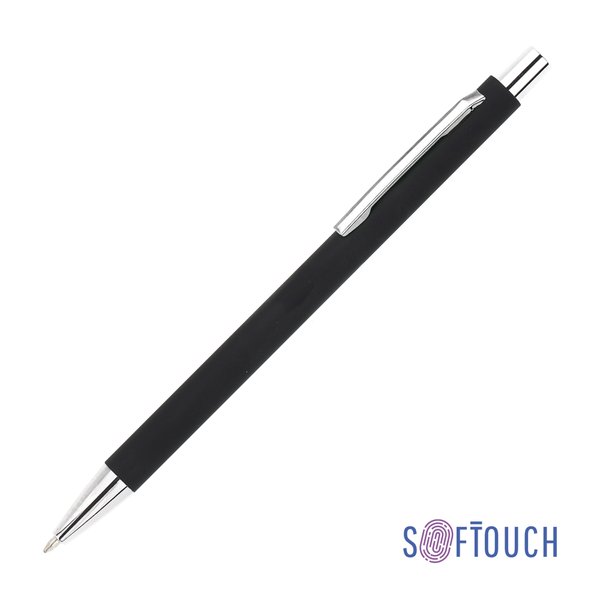 Ручка шариковая "Trade", покрытие soft touch - Ручка шариковая "Trade", покрытие soft touch черный