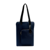 Шоппер Superbag Pocket, с внутренним креплением (карабин) и чехлом для мелочей (темно-синий с черным)