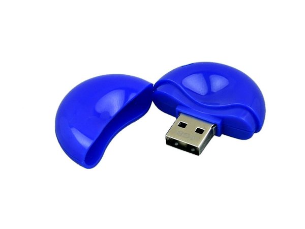 USB 2.0- флешка промо на 16 Гб круглой формы - USB 2.0- флешка промо на 16 Гб круглой формы