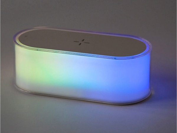 Ночник с беспроводной зарядкой и RGB подсветкой «Miracle», 15 Вт - Ночник с беспроводной зарядкой и RGB подсветкой «Miracle», 15 Вт