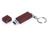 USB 2.0- флешка на 64 Гб прямоугольная форма, колпачок с магнитом