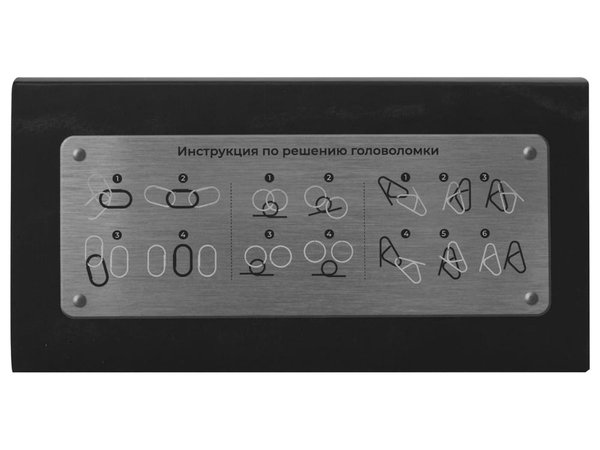 Набор из 3 металлических головоломок в мешочках «Enigma» - Набор из 3 металлических головоломок в мешочках «Enigma»