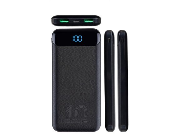 Внешний аккумулятор с дисплеем, 10000 mAh - Внешний аккумулятор с дисплеем, 10000 mAh