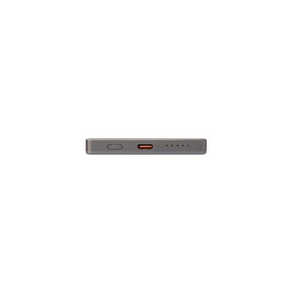 Внешний аккумулятор Оникс PD (Onyx PD) 5000mAh с функцией беспроводной зарядки 15W, серый
