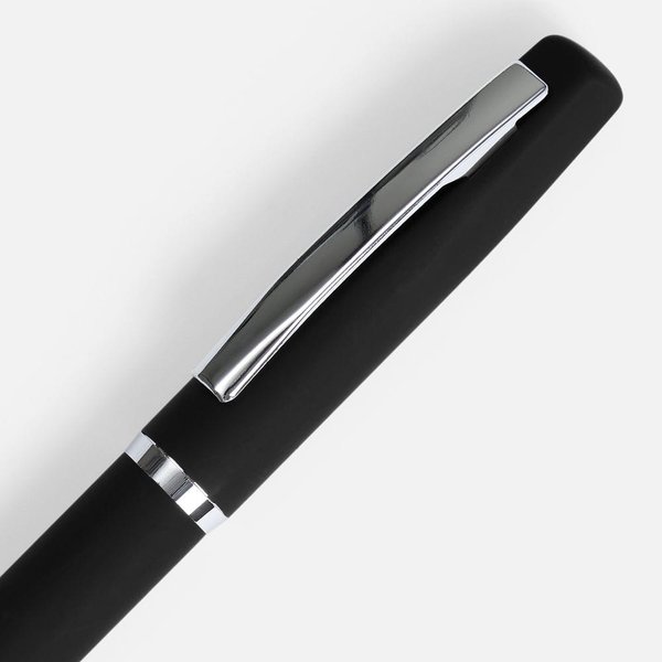 Ручка шариковая Bolt Soft Touch, черная