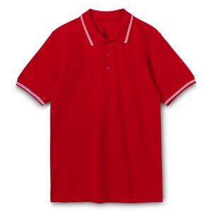 рубашка поло virma stripes, красная