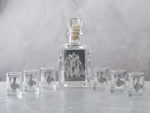 набор со штофом «металлурги»