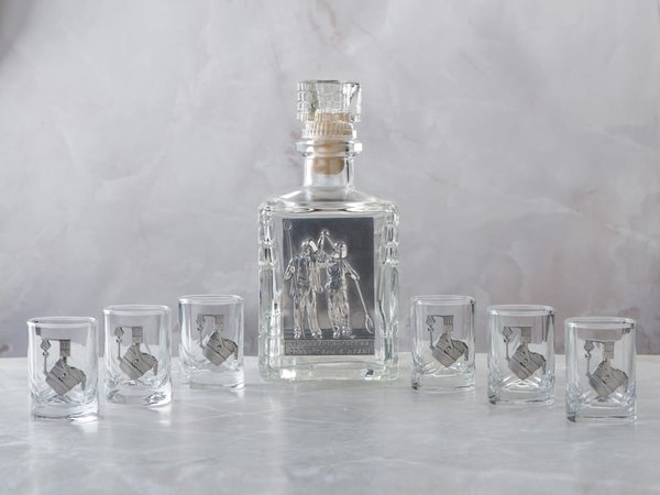 Набор со штофом «Металлурги» - Набор со штофом «Металлурги»