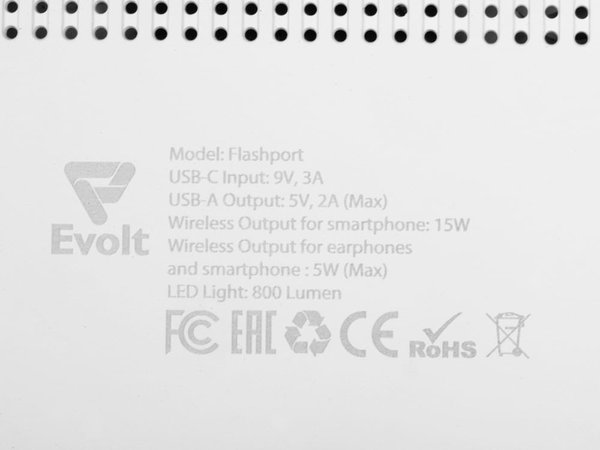 Складная зарядная станция с беспроводной зарядкой «Flashport», 15 Вт - Складная зарядная станция с беспроводной зарядкой «Flashport», 15 Вт