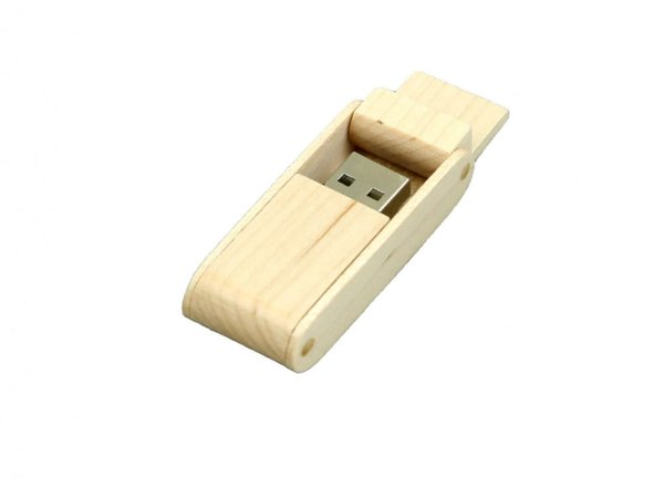 USB 2.0- флешка на 8 Гб прямоугольной формы с раскладным корпусом - USB 2.0- флешка на 8 Гб прямоугольной формы с раскладным корпусом