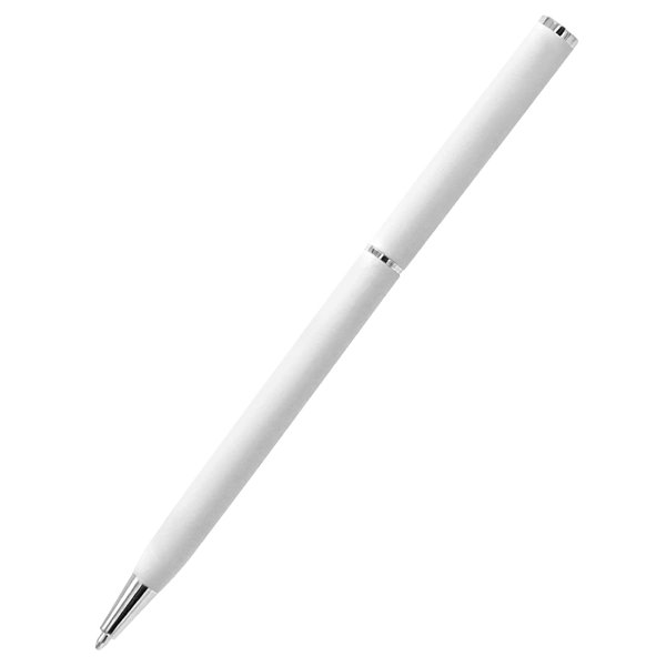 Ручка металлическая Tinny Soft софт-тач - Ручка металлическая Tinny Soft софт-тач, белая