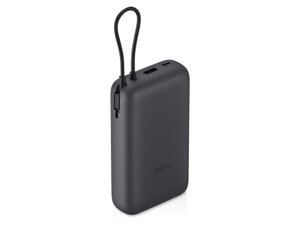 внешний аккумулятор с встроенным кабелем xiaomi power bank (integrated cable), 20000 мач