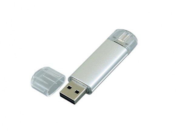 USB 2.0/micro USB- флешка на 16 Гб - USB 2.0/micro USB- флешка на 16 Гб