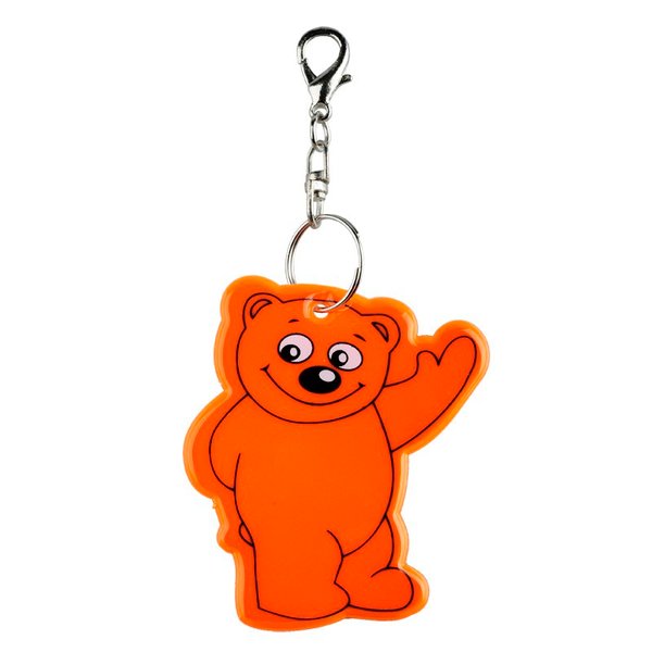 Светоотражающий брелок Beary, оранжевый - Светоотражающий брелок Beary, оранжевый