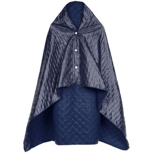 плед-пончо для пикника snapcoat, синий