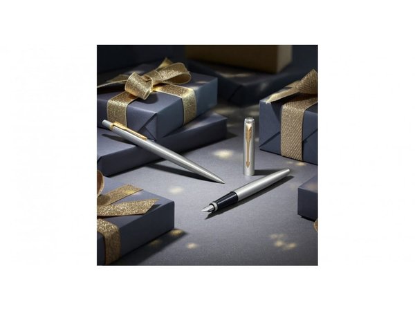 Ручка перьевая Parker Jotter Stainless, M - Ручка перьевая Parker Jotter Stainless, M