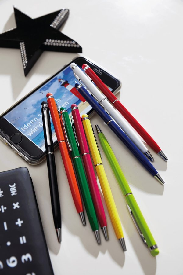 Ручка шариковая SMART TOUCH COLOR, зеленое яблоко - Ручка шариковая SMART TOUCH COLOR, зеленое яблоко