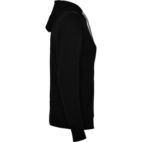 Толстовка URBAN WOMAN женская - Толстовка URBAN WOMAN женская, ЧЕРНЫЙ/ПЁСТРЫЙ СЕРЫЙ 2XL