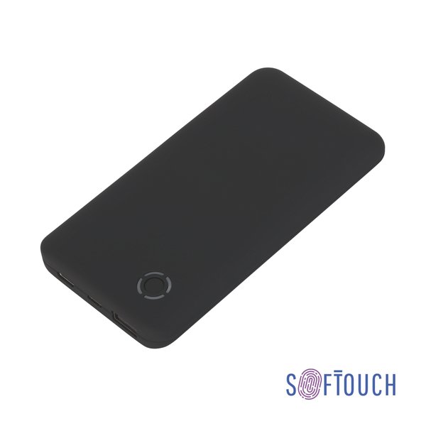 Беспроводное зарядное устройство "Fast SOFTTOUCH", 6000 mAh - Беспроводное зарядное устройство "Fast SOFTTOUCH", 6000 mAh черный
